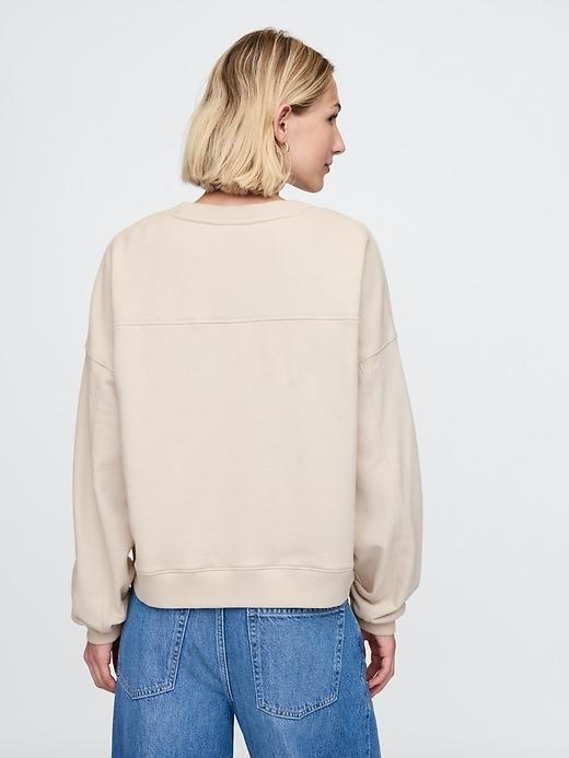 French Terry Wedge Sweatshirt Product Image