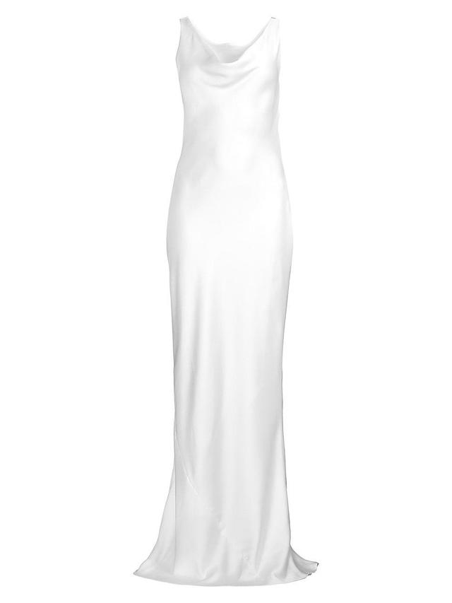 Womens Maria Satin Gown Product Image