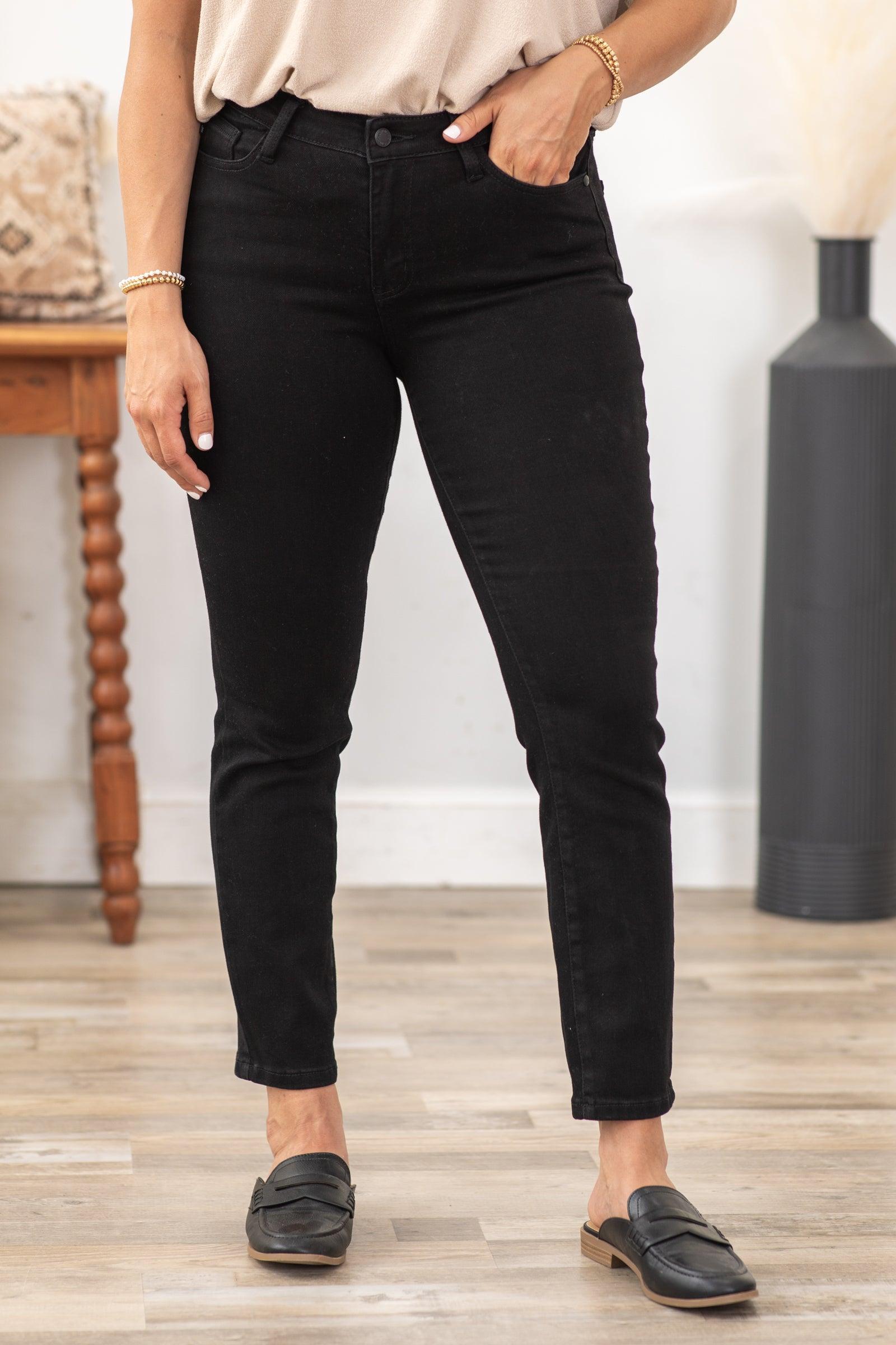 Judy Blue Black Slim Fit Jeans Product Image