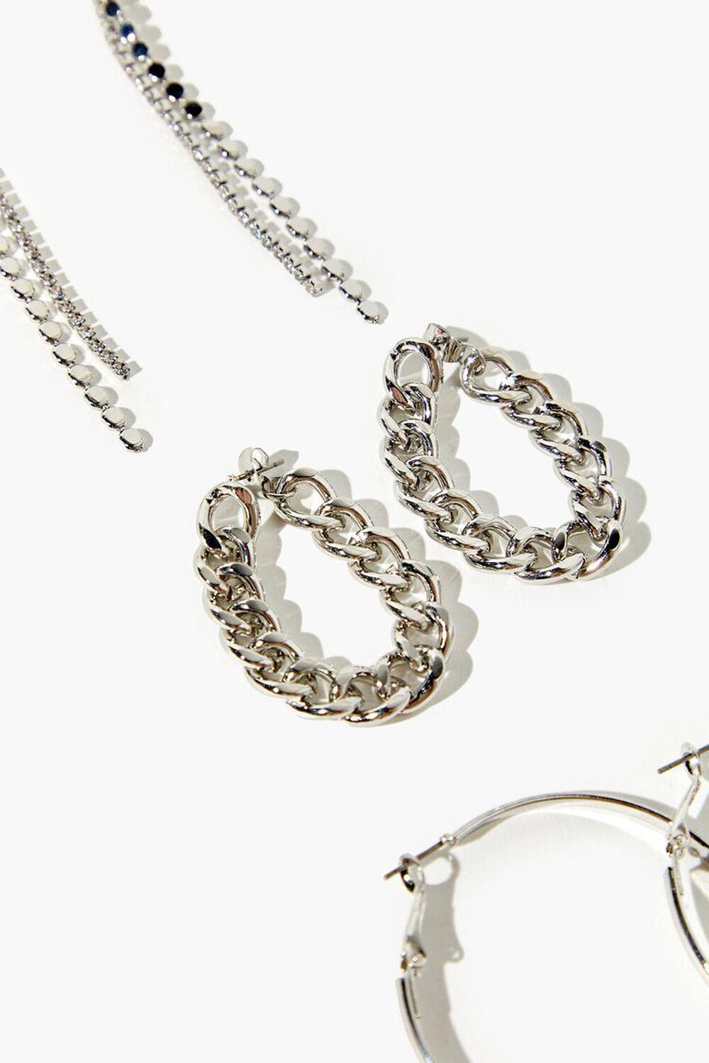 Chain & Hoop Earring Set | Forever 21 Product Image