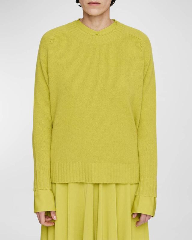 Cashmere Raglan-Sleeve Sweater Product Image