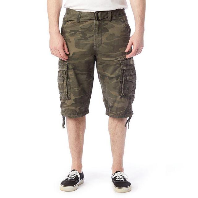 Mens Unionbay Cordova Messenger Belted Cargo Shorts Product Image