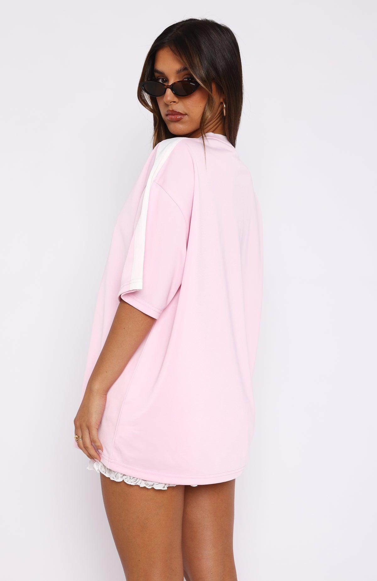 Go For The Shot Oversized Jersey Pink Product Image