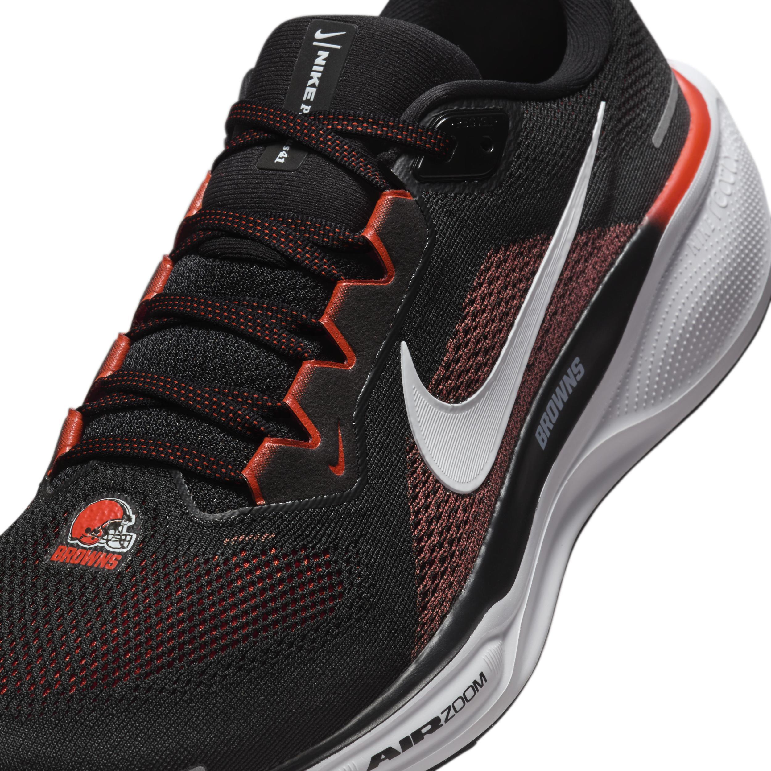 Nike Mens Pegasus 41 NFL Cleveland Browns Road Running Shoes Product Image