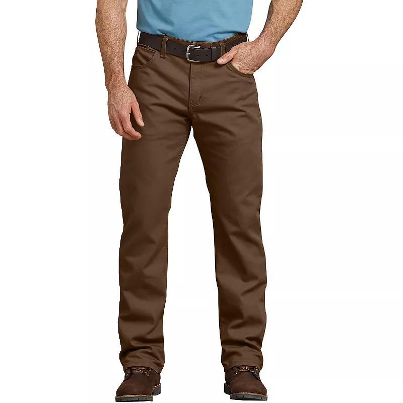 Mens Dickies FLEX Regular-Fit Straight Leg Tough Max Duck 5-Pocket Pants Product Image