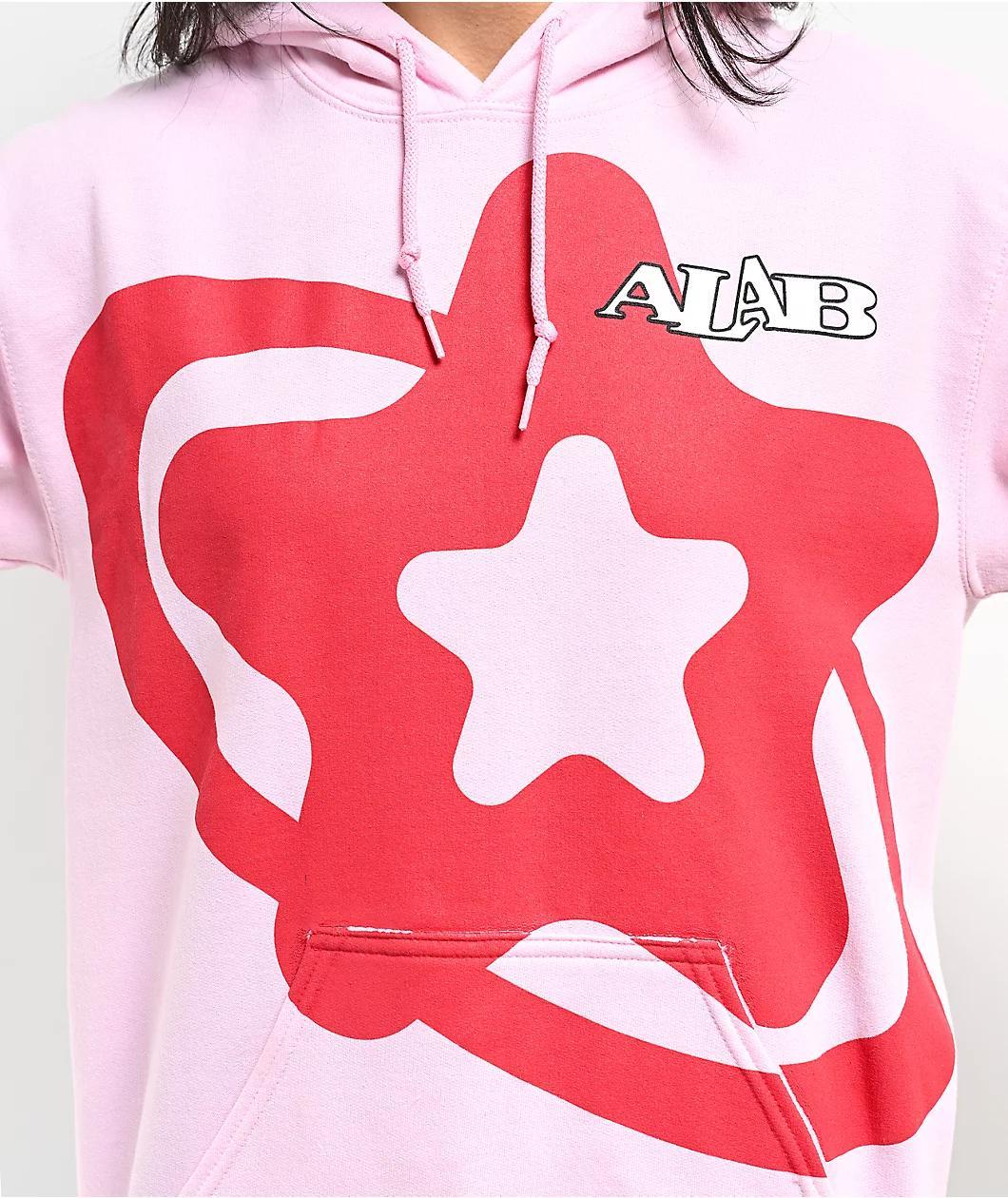 A.LAB STRPWR Pink Zip Hoodie Product Image