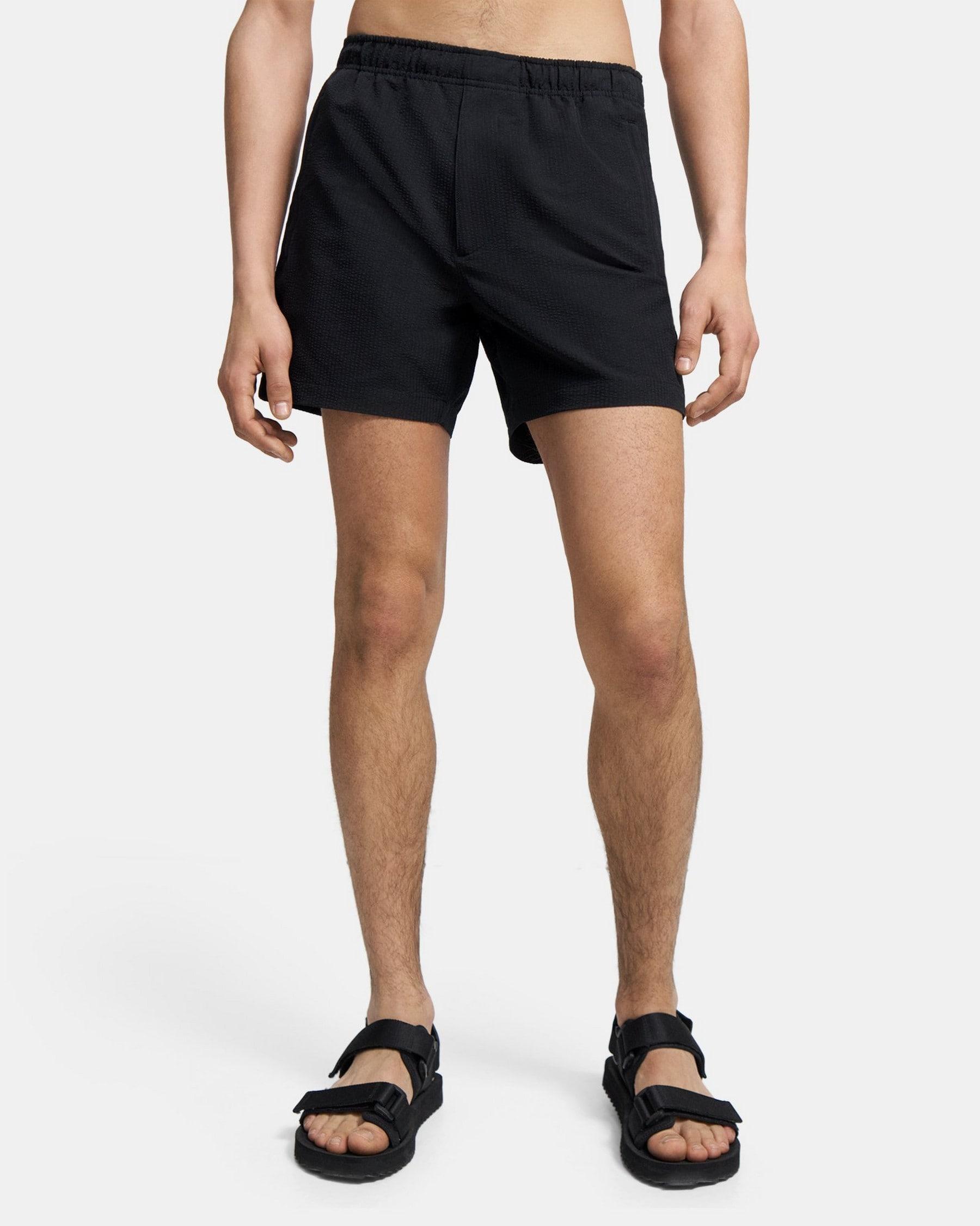 Swim Trunks in Stretch Seersucker Product Image