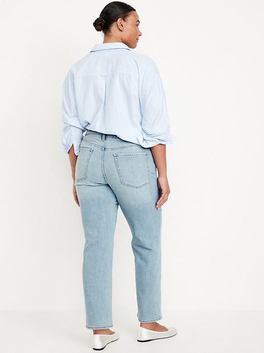 High-Waisted Wow Loose Jeans Product Image