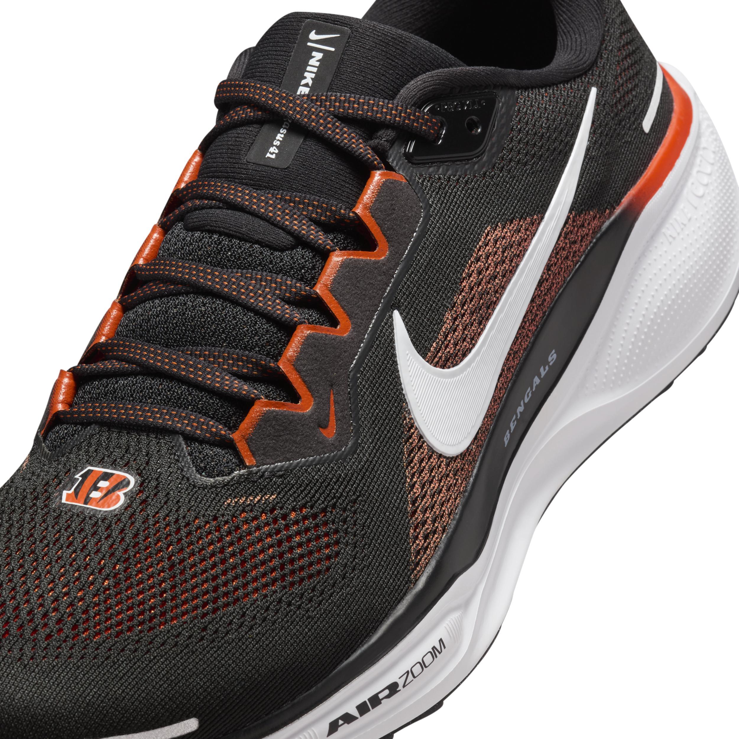 Nike Men's Pegasus 41 NFL Cincinnati Bengals Road Running Shoes Product Image