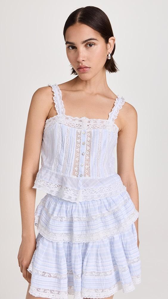 LoveShackFancy Vietta Top | Shopbop Product Image