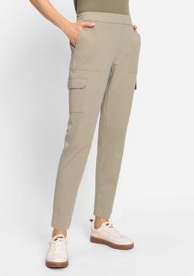 Olsen Womens Lisa Fit Straight Leg Cropped Cargo Pant Product Image