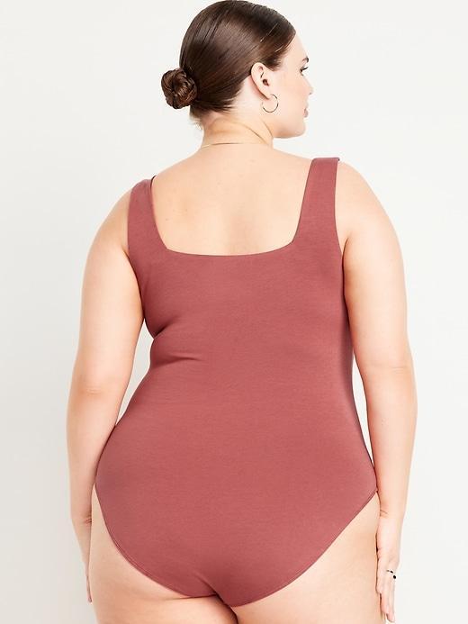 Square-Neck Tank Top Bodysuit Product Image