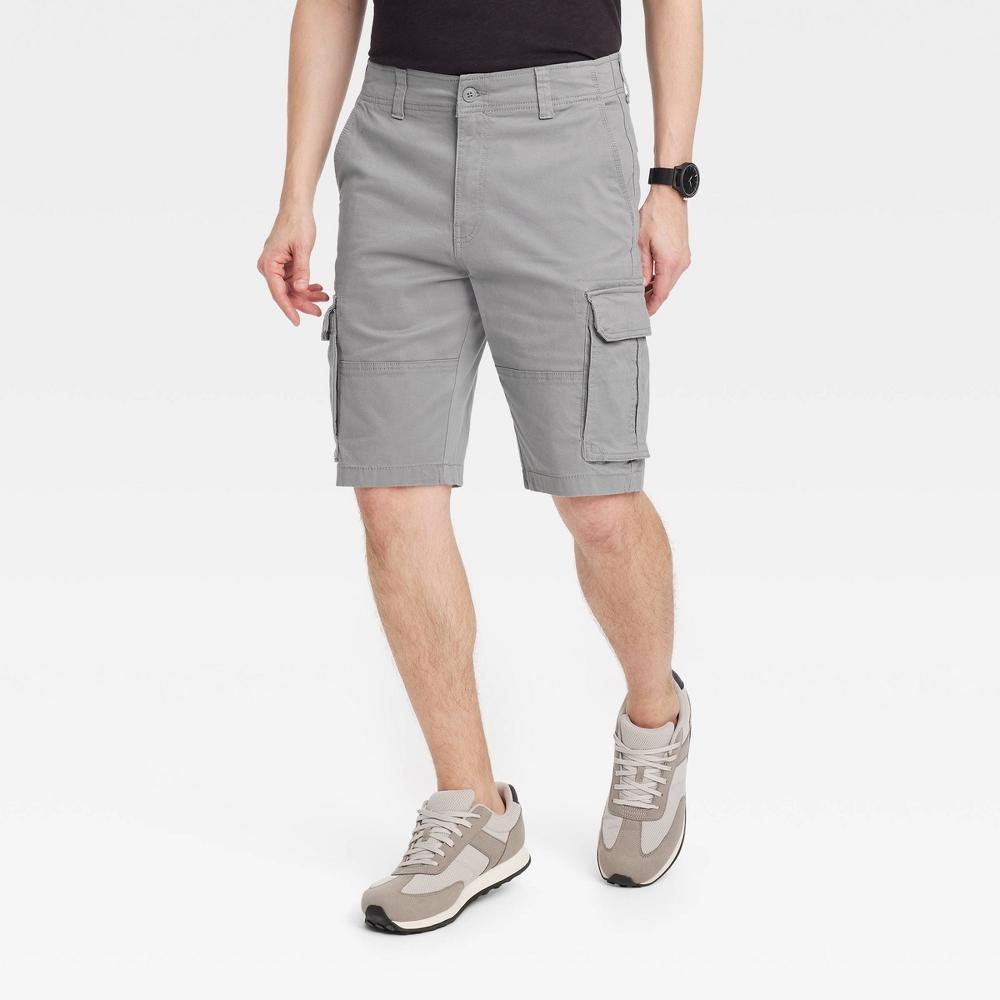 Mens 11 Cargo Shorts - Goodfellow & Co Gravel 32 Product Image