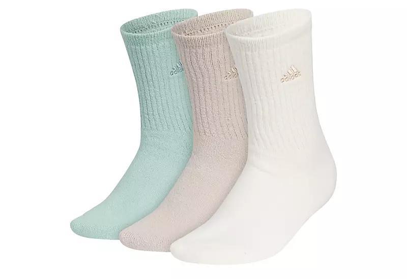 Adidas Womens Cushioned Comfort Crew Socks 3 Pairs Product Image