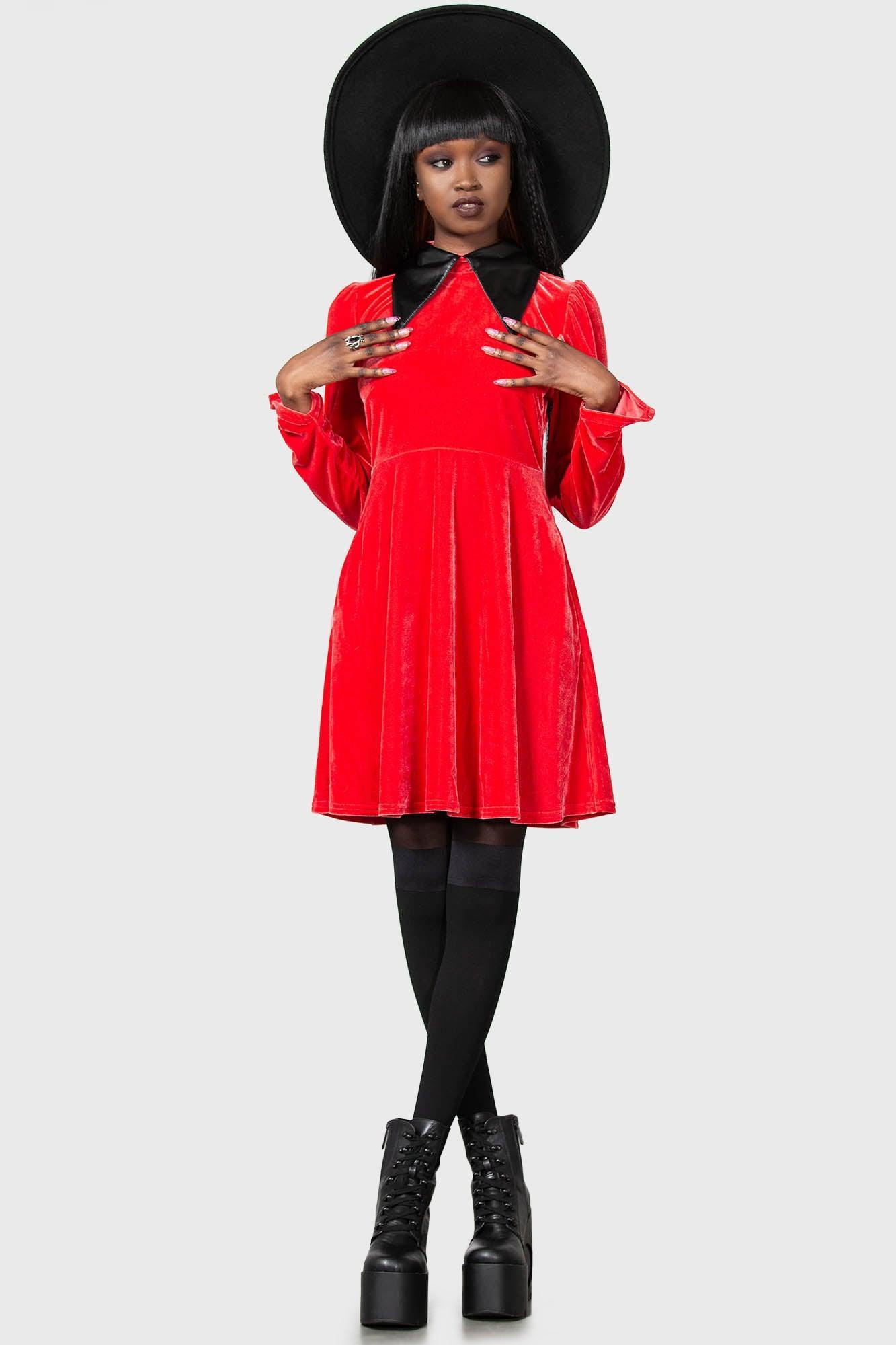 Cathedral II Skater Dress [RED] Female Product Image