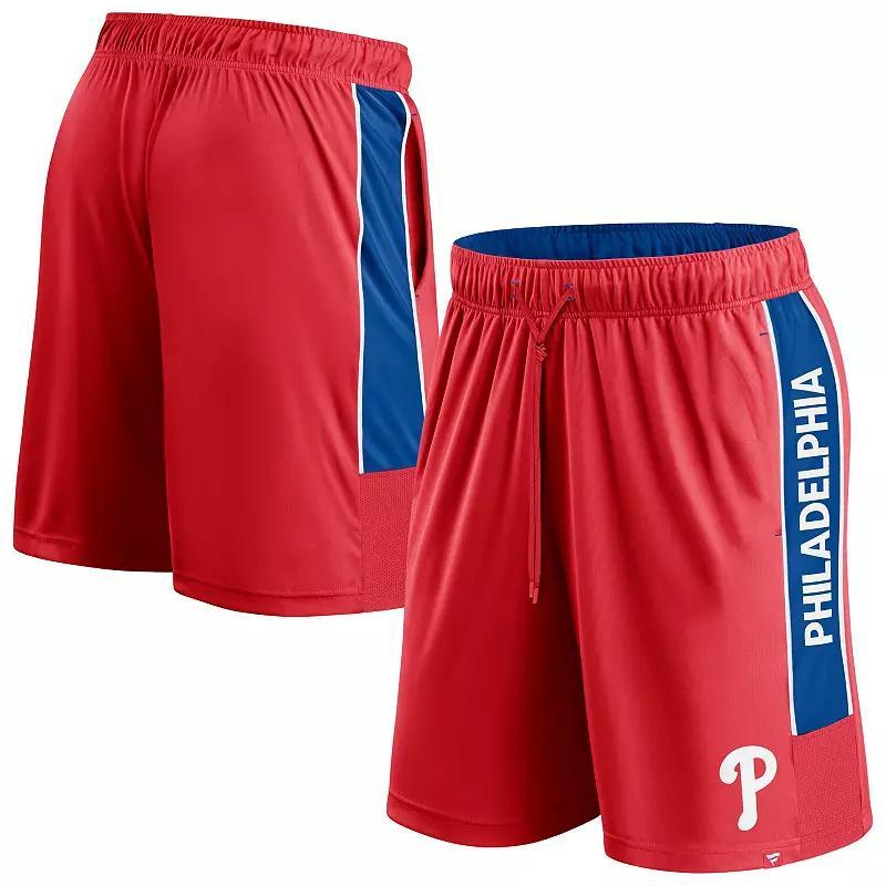 Fanatics Mens Red Philadelphia Phillies Win The Match Defender Shorts - Red Product Image