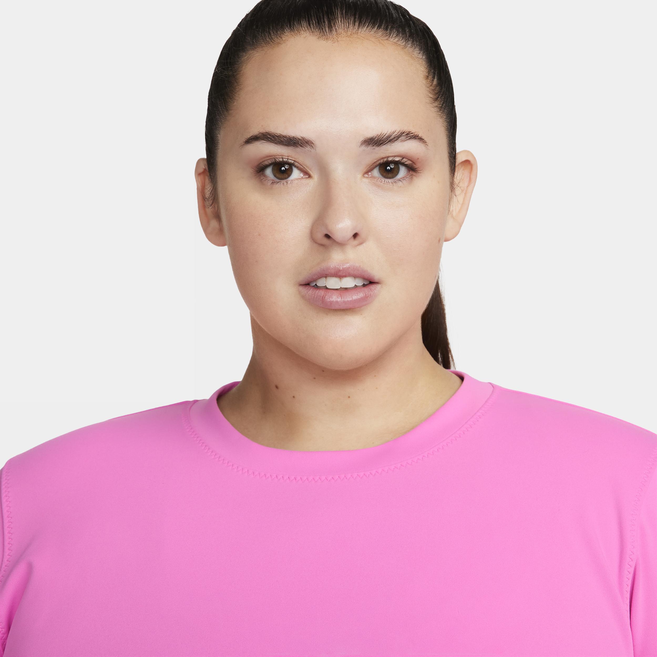 Nike Women's One Fitted Dri-FIT Long-Sleeve Top (Plus Size) Product Image