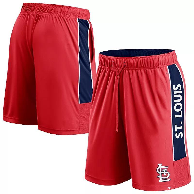 Mens Fanatics Branded St. Louis Cardinals Win The Match Defender Shorts Product Image