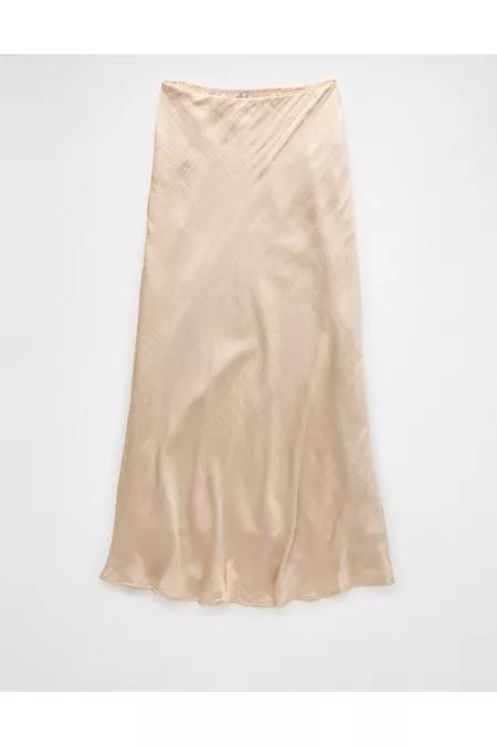 AE High-Waisted Midi Slip Skirt Women's Product Image