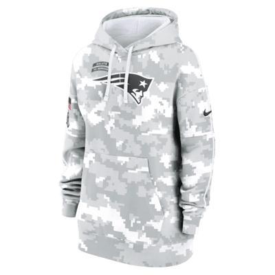 New England Patriots Salute to Service Primary Edge Club Women's Nike NFL Pullover Hoodie Product Image