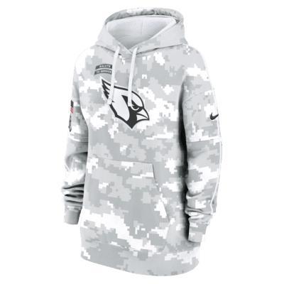 Arizona Cardinals Salute to Service Primary Edge Club Nike Women's NFL Pullover Hoodie Product Image