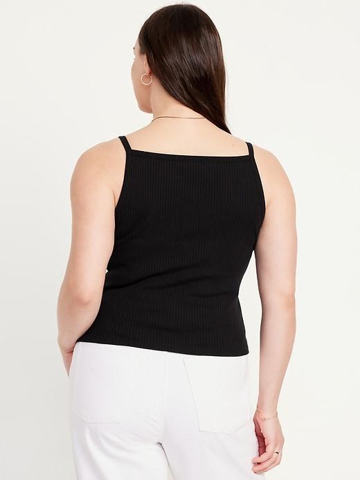 Rib-Knit Cami Tank Top Product Image