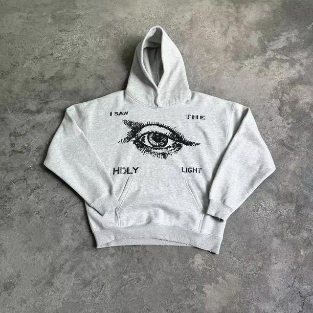 Vintage I Saw The Holy Light Graphics Pocket Hoodie Product Image