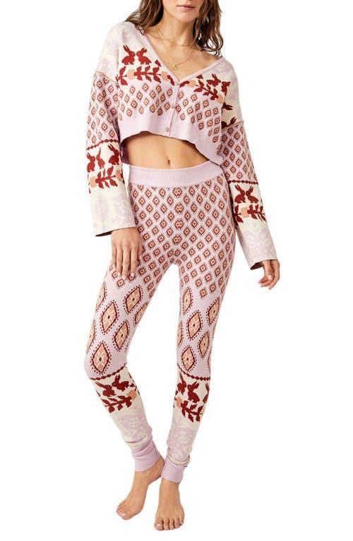 Free People Snow Bunny Crop Top Pajamas Product Image