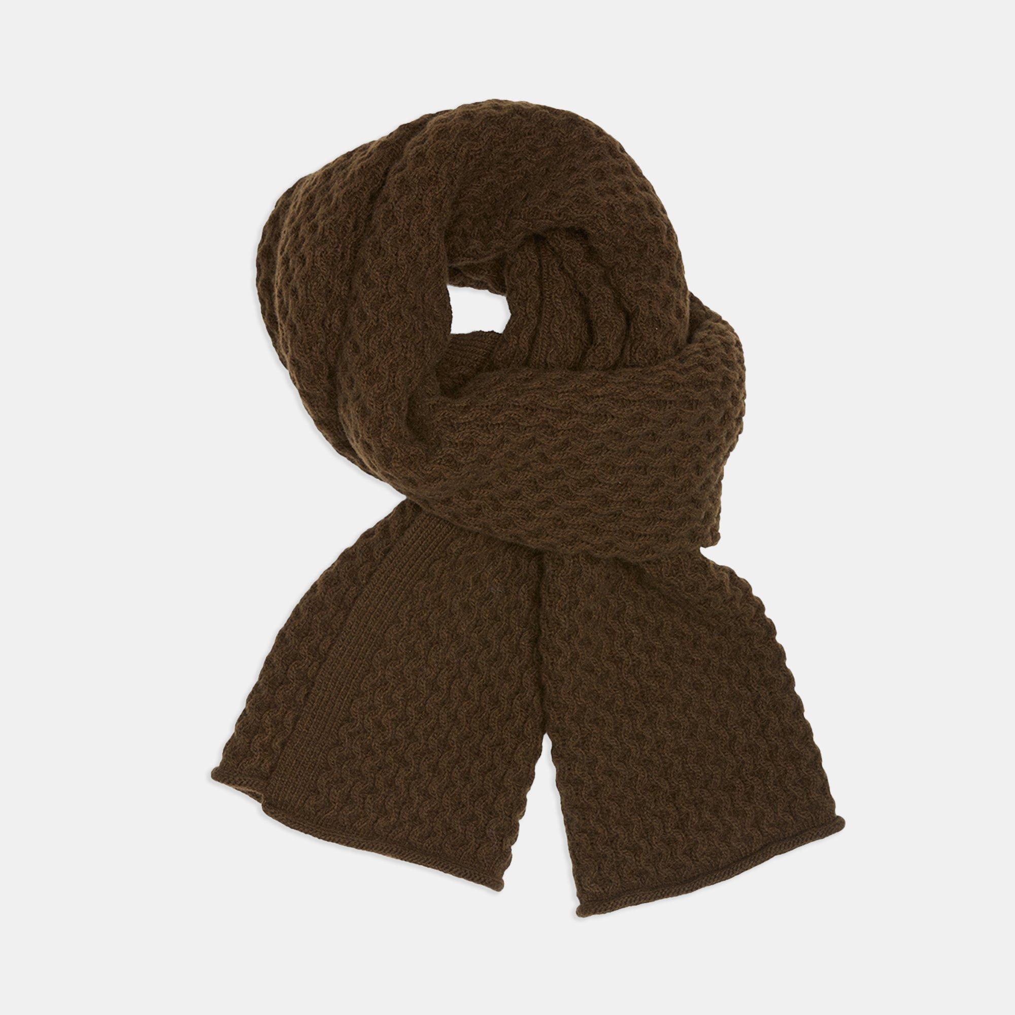 Felted Wool-Cashmere Honeycomb Scarf | Theory Product Image