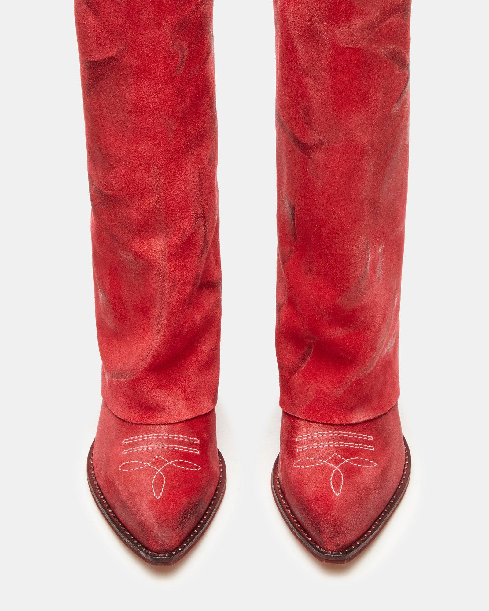 SORVINO RED SUEDE Product Image