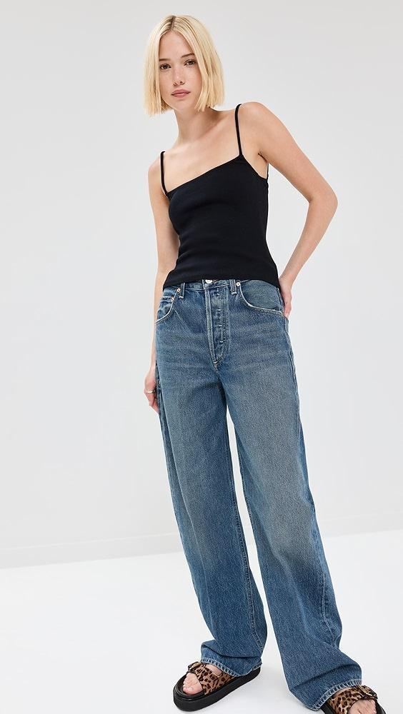 perfectwhitetee Ribbed Skinny Tank | Shopbop Product Image