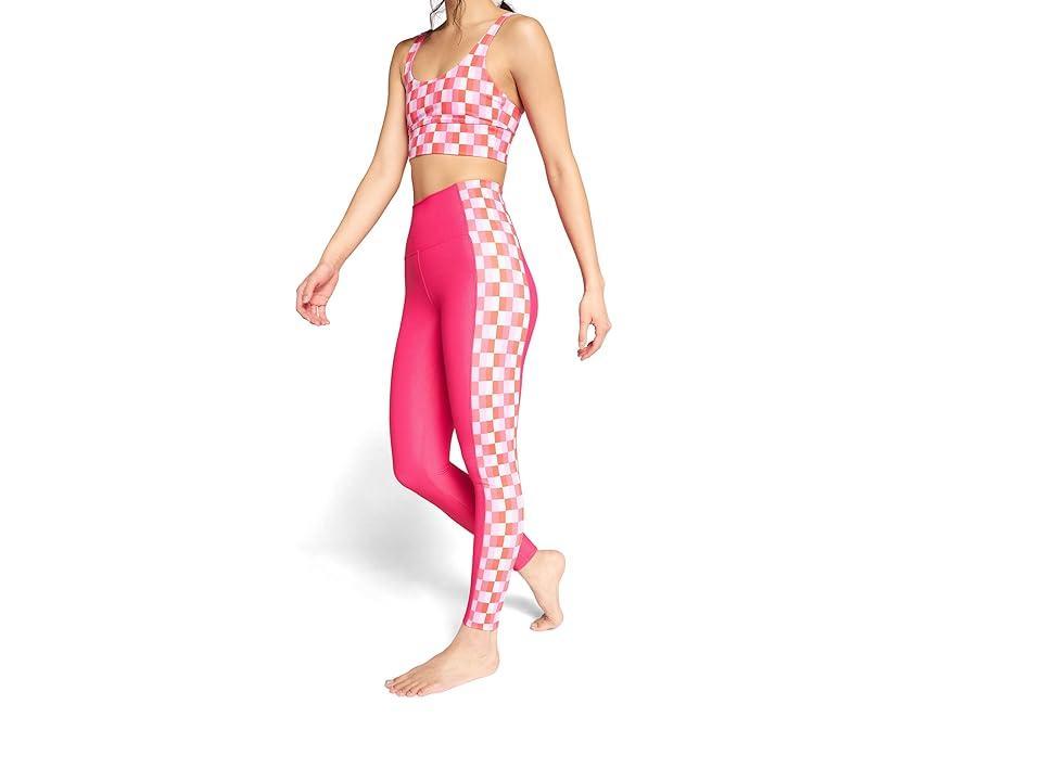 Beach Riot Zappos Print Lab: Check Me Out Megan Leggings (Optical Checkers) Women's Casual Pants Product Image