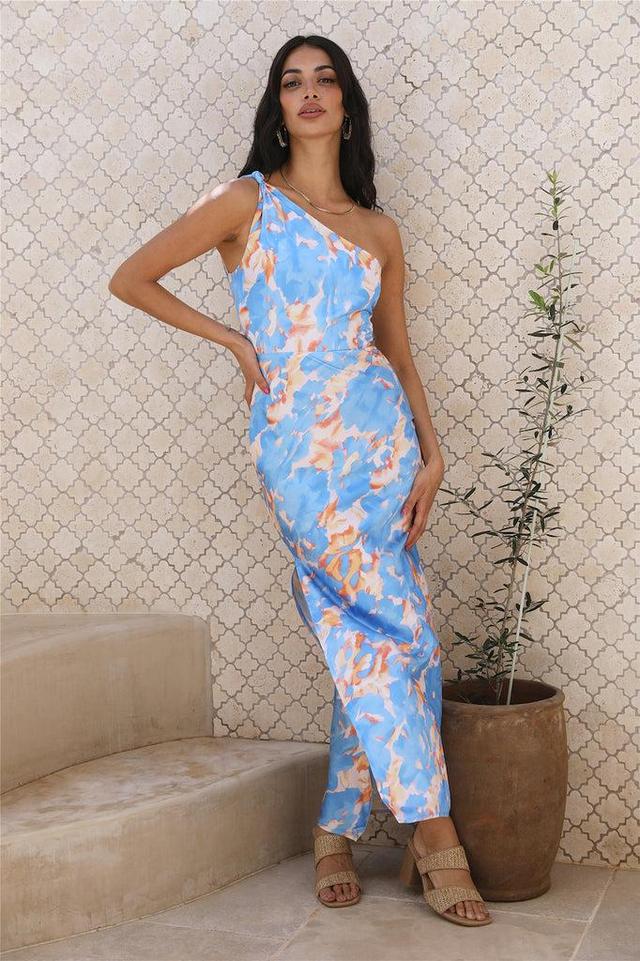 Last Time Maxi Dress Blue Product Image