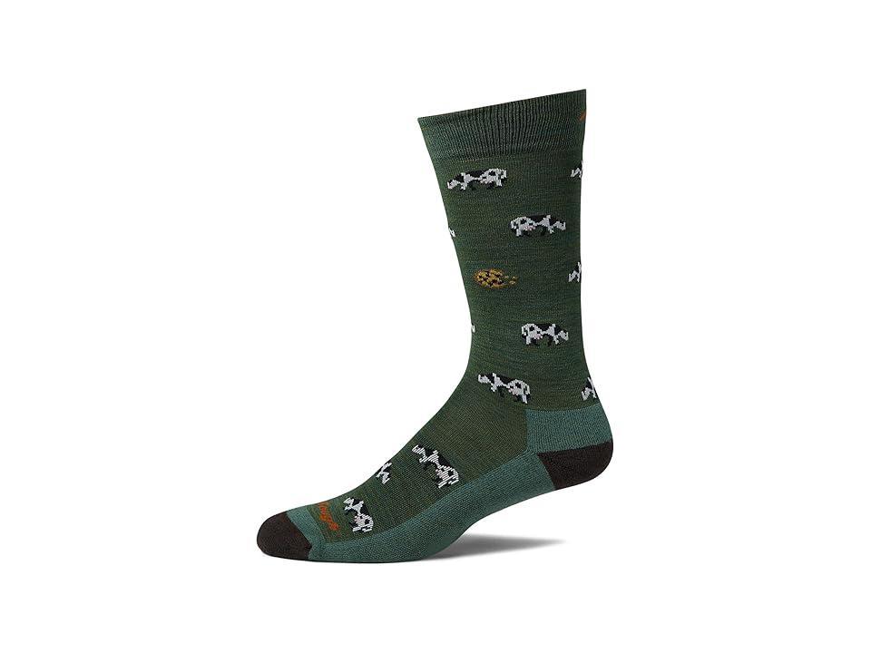 Darn Tough Vermont Dairy Air Crew Lightweight with Cushion (Pasture) Men's Knee High Socks Shoes Product Image