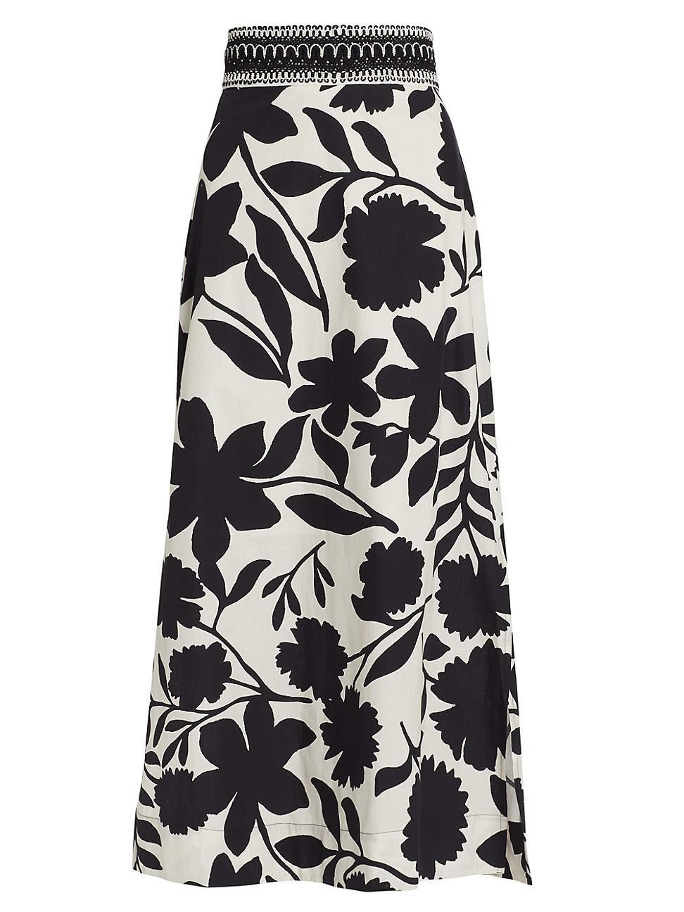 Womens Cressida Floral Maxi Skirt product image