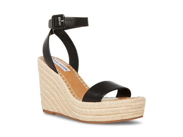 Steve Madden Upstage Wedge Sandal Leather) Women's Shoes Product Image