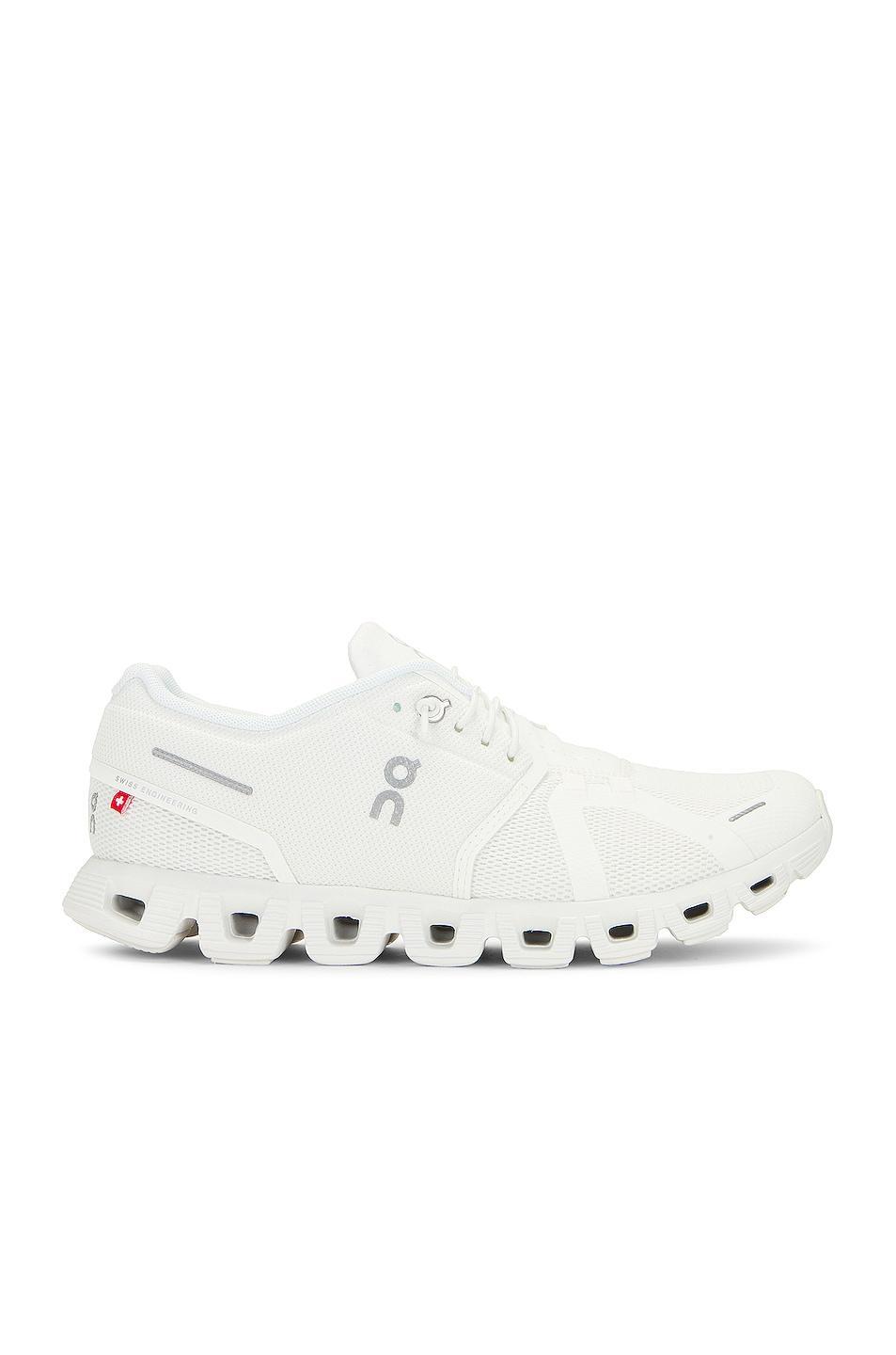 On Cloud 5 in Undyed-white & White - White. Size 12.5 (also in ). Product Image