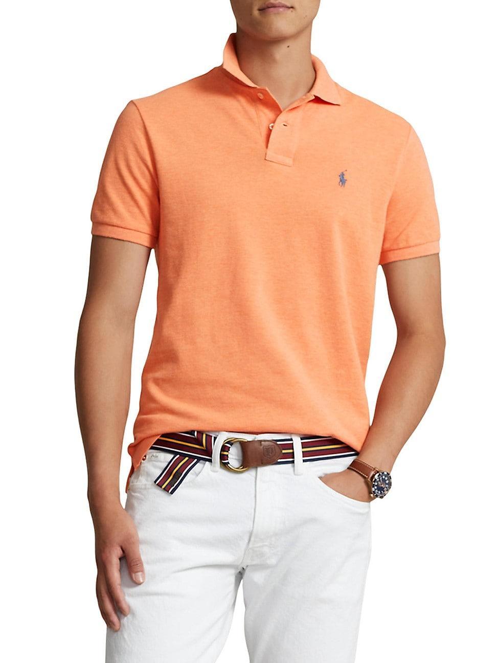 Mens Mesh Polo Shirt Product Image