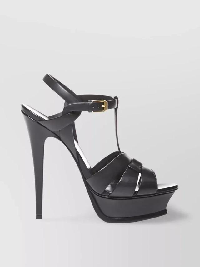 Heeled Sandals  Woman In Black Product Image