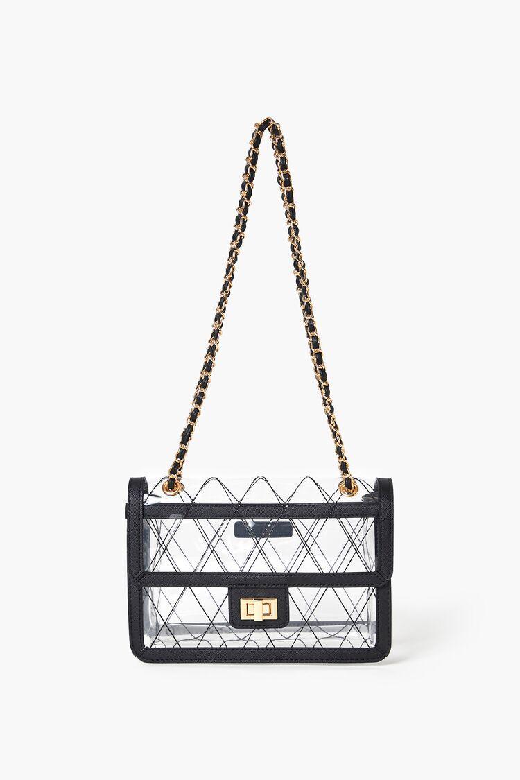 Quilted Transparent Shoulder Bag | Forever 21 Product Image