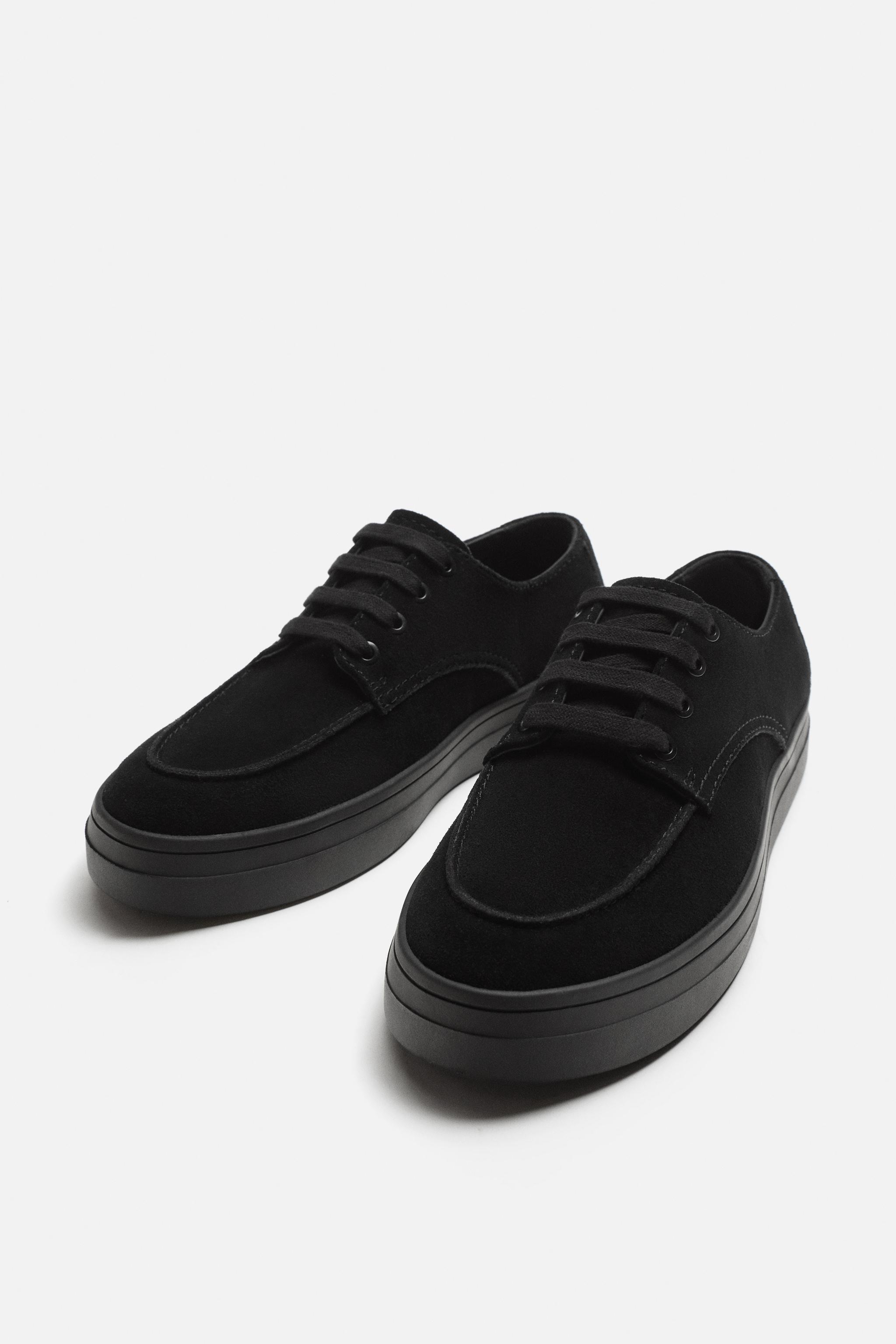 CASUAL LEATHER SNEAKERS Product Image