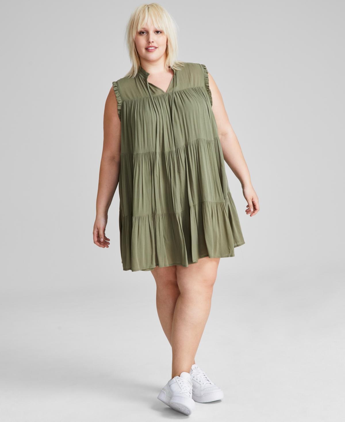 And Now This Womens Sleeveless Tiered Dress, Xxs-4X, Created for Macys Product Image