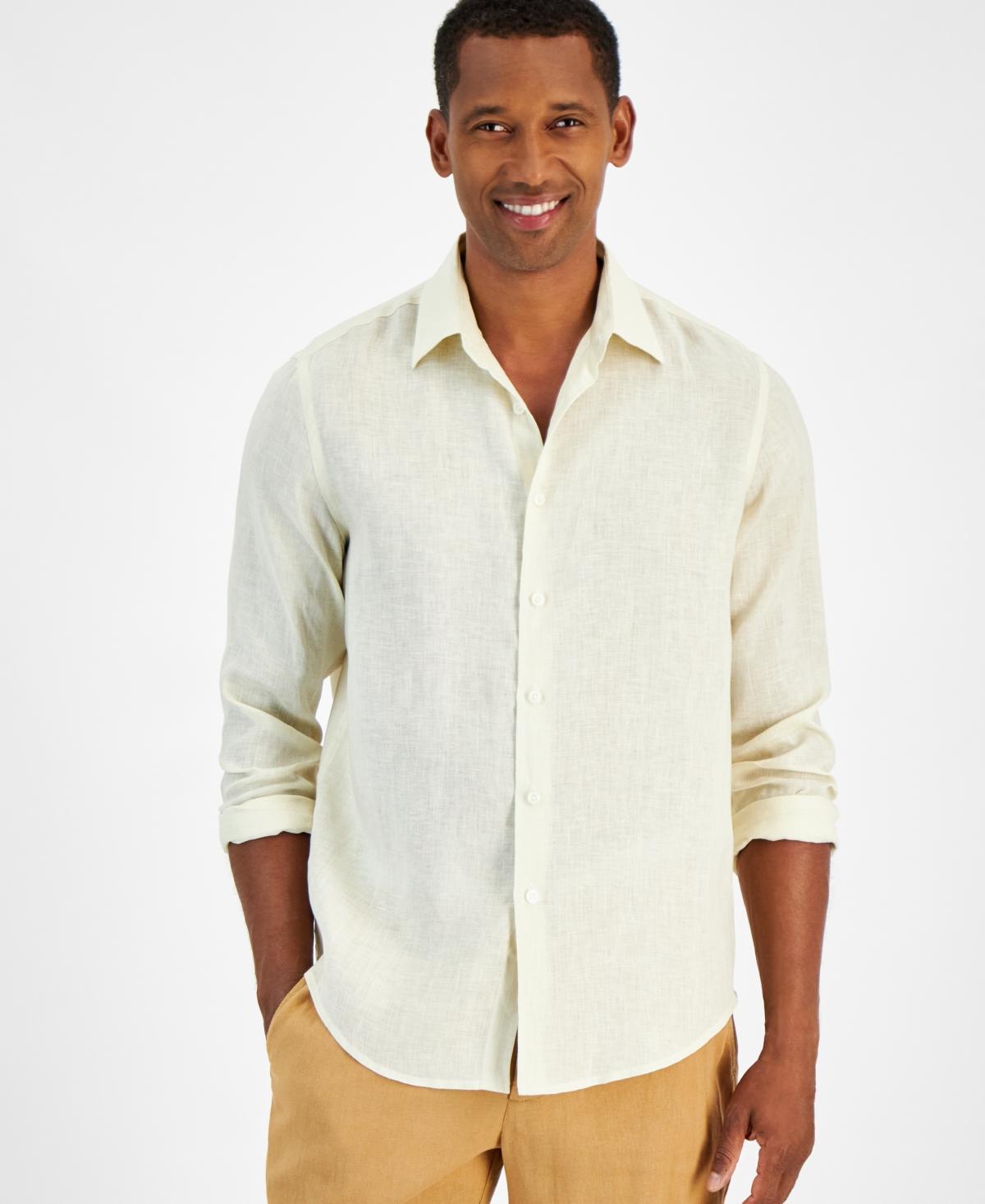 Club Room Mens 100% Linen Shirt, Created for Macys Product Image