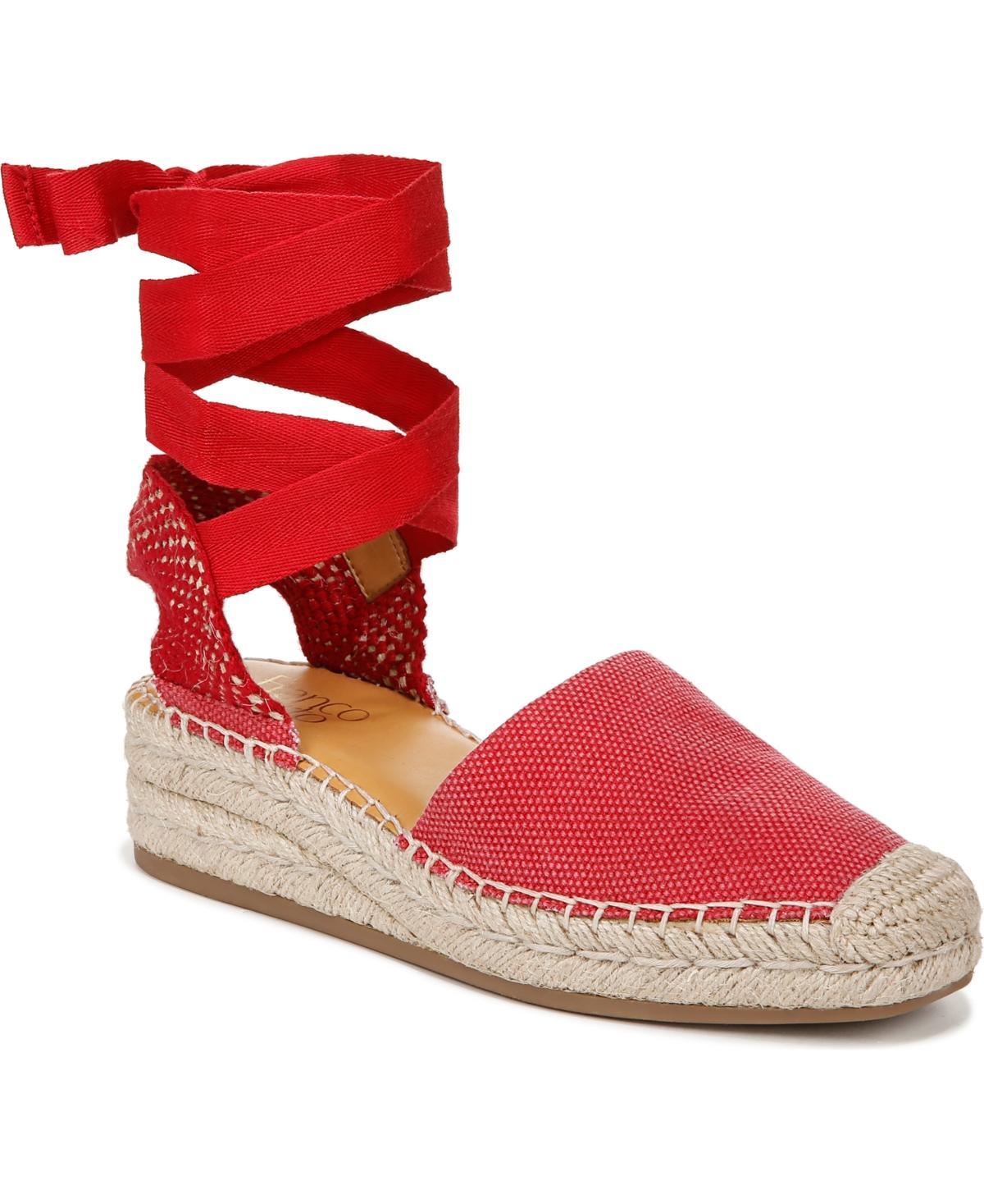 Franco Sarto Britney Ankle Wrap Platform Wedge Espadrilles Product Image