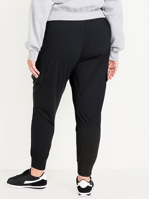 High-Waisted SleekTech Cargo Joggers Product Image