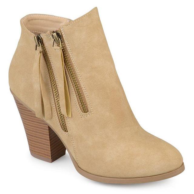 Journee Collection Vally Womens Ankle Boots, Girls Med Beige Product Image