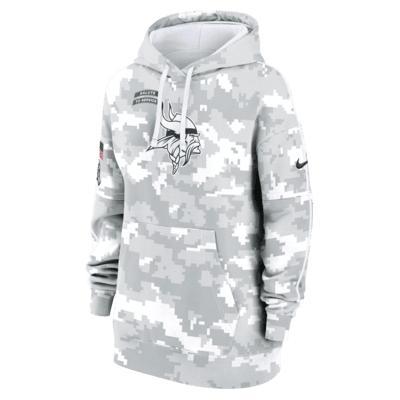 Minnesota Vikings Salute to Service Primary Edge Club Women's Nike NFL Pullover Hoodie Product Image