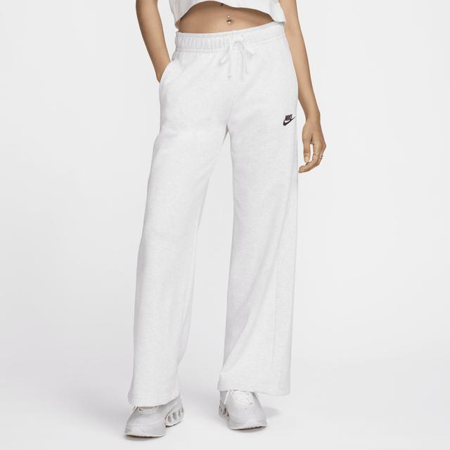 Womens Nike Sportswear Club Fleece Mid-Rise Wide-Leg Sweatpants Product Image