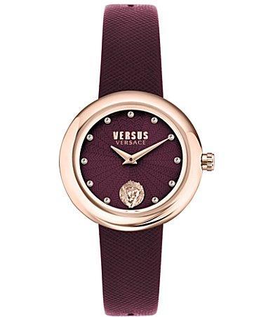 VERSUS Versace Lea Leather Strap Watch, 35mm Product Image