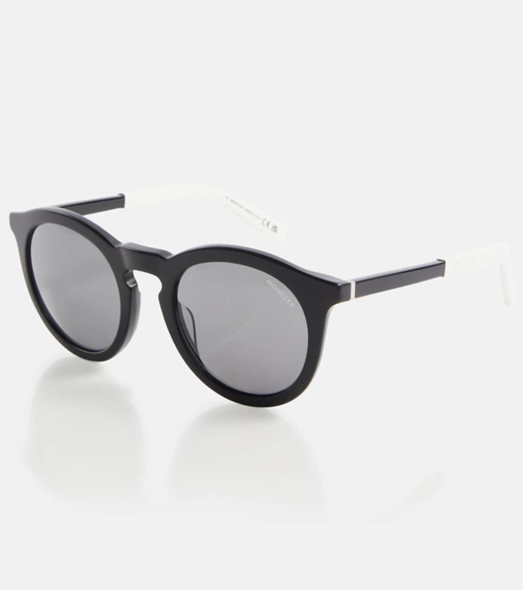 Odeonn Round-frame Sunglasses In Black Product Image